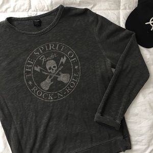 Fender for Lucky Brand crewneck.